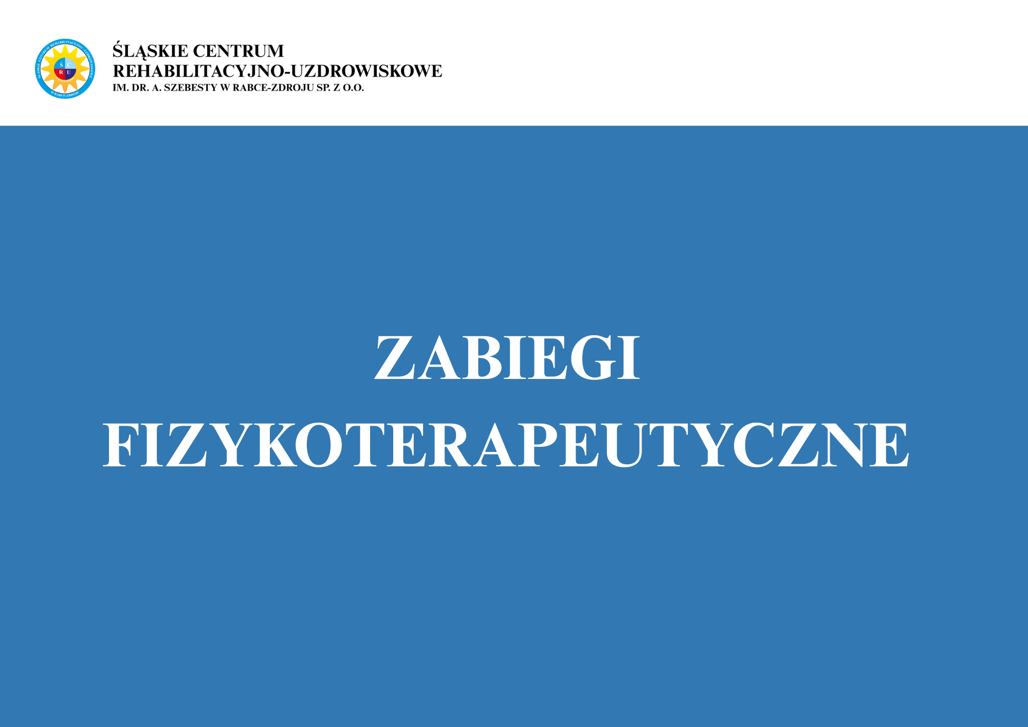 Zabiegi fizykoterapeutyczne